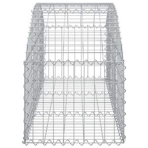 Cesta de Gabión Plateada Galvanizada con Incrustaciones Decorativas de Hierro para Cercas, Enrejados y Puertas - Categoría de Producto - Product Image 4