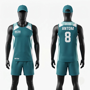 Custom Sublimation Netball Uniforms Sleeveless <b>Bibs</b> Jersey Shorts Sets Quick Dry Polyester Team Wear Wholesale Australia NZ USA - Product Image 4