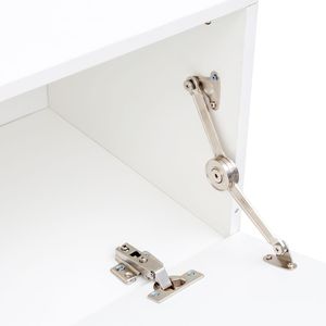Mobile TV Rettangolare Estensibile in Legno, Centro Intrattenimento per Soggiorno e Camera da Letto, Console Multimediale - Product Image 4