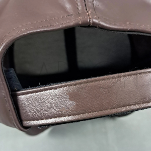 Casquettes en cuir 2026 avec doublure respirante, ajustement confortable, entièrement personnalisables, service OEM ODM, best-seller avec logo personnalisé - Product Image 4