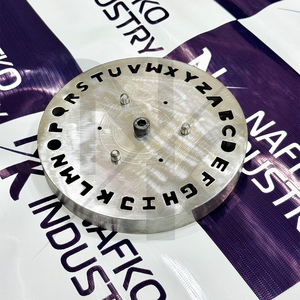 Troqueles de corte de discos alfabéticos de 26 letras de acero inoxidable, herramientas de punzonado de letras para taller de joyería y orfebrería, directo de fábrica - Product Image 2