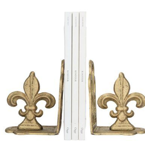 Les serre-livres décoratifs en métal en forme de feuille d'acanthe offrent une touche classique et sont disponibles à prix de gros pour les designers d'intérieur. - Product Image 4