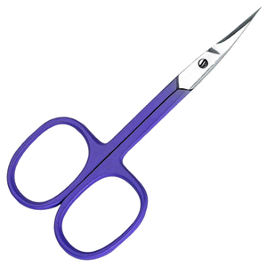 Ciseaux à cuticules personnalisés avec logo, en acier inoxydable, pointus et tranchants, durables, pour la coupe des ongles, des sourcils, des poils du nez et des moustaches, outil de beauté et de toilettage - Product Image 1