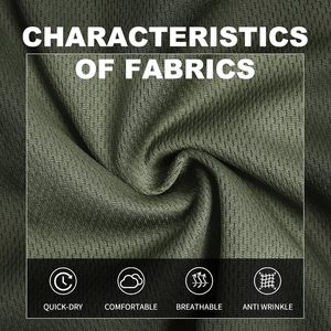 Shorts décontractés pour hommes en spandex/polyester, taille élastique avec cordon de serrage, légers, respirants, confortables, pour l'entraînement sportif - Product Image 6