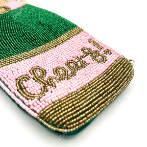 Pochette artisanale perlée en forme de bouteille de champagne pour femme, sac de soirée fantaisie avec chaîne, sac à main de soirée, fournisseur OEM - Product Image 6