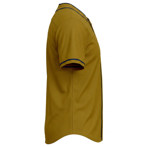 Nouveau style de maillot de baseball pour hommes, personnalisable avec le nom de l'équipe, design imprimé par sublimation, respirant, séchage rapide, grande taille, manches courtes - Product Image 3