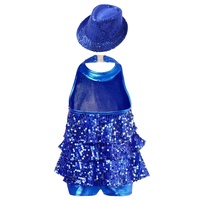 4-16 Kids Training Dancewear Set Filles stage Performance Stage Dance Wear Modern Jazz Latin Dance Costume
