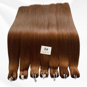 ผมต่อแบบมนุษย์เวียดนามผมยาวสีน้ำตาลอ่อน - Product Image 3