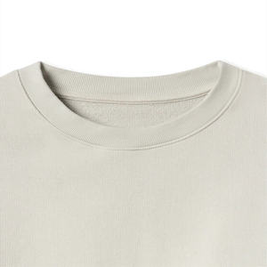 เสื้อสเวตเชิ้ตผู้ชายผ้าฝ้ายฟลีซทรงโอเวอร์ไซส์ แขนยาว แบบหนา ตกไหล่  รับสั่งทำ - Product Image 3