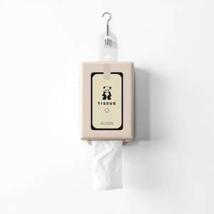 Papel Tisú Ruby de 3 Capas para Uso Doméstico, Desechable, para Limpieza Facial, con Base para Colgar en la Pared - Product Image 5