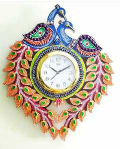 Retro Peacock <b>Wall</b> <b>Clock</b> Mechanical Analog Timepiece Decorative Office Home Gift - Product Image 1