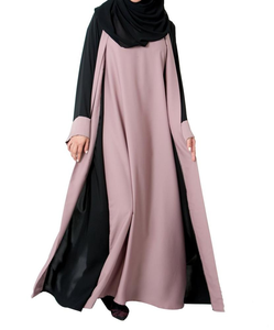 Custom Turkish Design Breathable Polyester Fabric Eco-Friendly Floor-Length Long Sleeve Modest Evening/ Formal Abaya for Women - Product Image 4