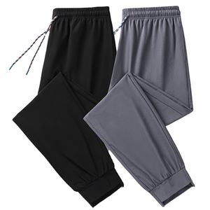 Oem design de logo personnalisé pantalon de sport extensible mince et ample de grande taille pour hommes vêtements d'extérieur parfaits pour l'été - Product Image 1