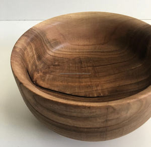 Bol en bois Bol en bois artisanal Bol de service en bois d'olivier naturel avec taille personnalisée de haute qualité d'Inde - Product Image 2