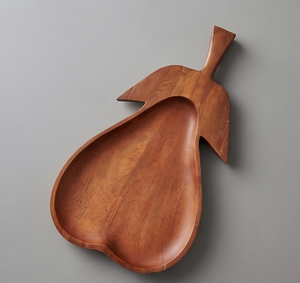 Assiette à feuilles en bois unique, parfaite pour servir des collations, des apéritifs et des desserts dans les cafés, les restaurants et les repas à domicile d'Inde - Product Image 4