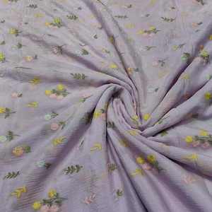 Tissu en Chiffon Brodé Malty Dobby 100% Polyester Respirant Écologique pour Mariage, Couleurs Personnalisées, Fournisseur Textile Export - Product Image 1