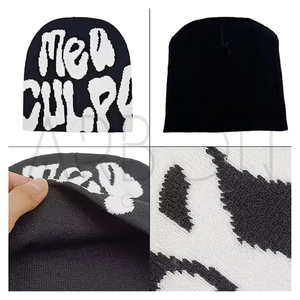OEM ODM <b>Wool</b> Acrylic Knit Skull Winter Warm Streetwear Design Good Supplier New Arrival Trendy Product Casual Unisex <b>Beanies</b> - Product Image 4