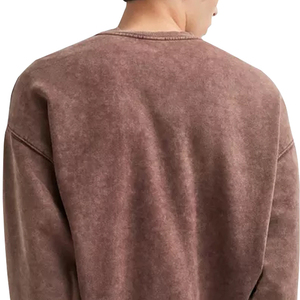เสื้อสเวตเชิ้ตคอกลมเรียบง่ายสำหรับผู้ชาย แขนยาว สวมใส่สบาย เหมาะสำหรับกิจกรรมกลางแจ้งและพักผ่อนในชีวิตประจำวัน - Product Image 5