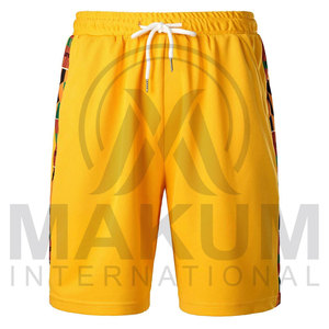 Conjunto de camisa de manga corta y pantalones cortos de verano con logotipo de marca privada para hombre, tela fresca, conjunto informal de dos piezas. - Product Image 3