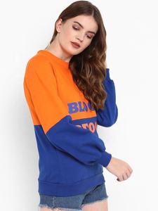 Custom Embroidered logo Crew Neck Sweater Cotton <b>Jumper</b> Women Dropped Shoulder Oversized Pullover Street Wear Style Sweatshirt - Product Image 6