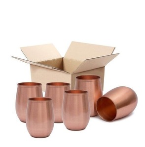 Vaso de cobre ecológico tipo cúpula, estilo vintage indio, taza de cobre martillado, utensilios de cocina tradicionales para exteriores - Product Image 1