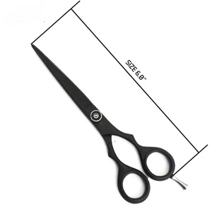 Tijeras de Peluquería Profesionales Duraderas de Acero Inoxidable 6CR13, Hoja Afilada de 28 Dientes, para Diestros, Mango Largo, Uso en Salón - Product Image 2