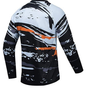 Maillot de motocross personnalisé MX Dirt Bike, respirant, en mesh, pour VTT, descente, cyclisme, polyester/nylon, manches longues - Product Image 6
