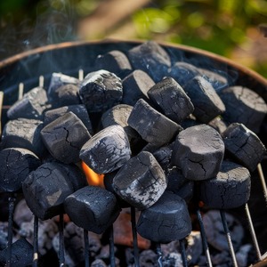 Hot Selling Factory Price Hardwood Lump Charcoal Mangrove Wood BBQ Charcoal 25x25x25mm 4-6 Hours Burning Time Cheap price - Product Image 3