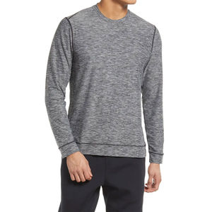 Camiseta de manga larga al por mayor 100% poliéster con impresión por sublimación, camiseta de manga larga de secado rápido para hombre - Product Image 1