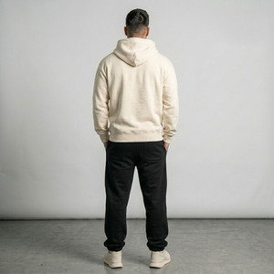 Men’s 320G Heavyweight Fleece Tracksuit – Custom Embroidered Logo Hoodie & <b>Sweatpants</b> <b>Set</b> - Product Image 4