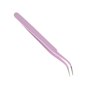 Pinces à cils de qualité supérieure, forme incurvée, pointe fine - Product Image 3