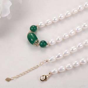 Collar de Perlas de Agua Dulce de Colores Mezclados, Perlas de Zhuji al por Mayor, Edison de 11-13 mm, con Microdefectos, Decoración para el Cuello - Product Image 4