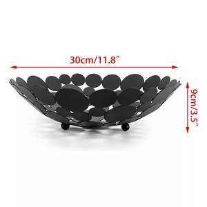 Nouvel Arrivage – Bol décoratif à bord ondulé blanc 16x12x5 pouces - Product Image 1