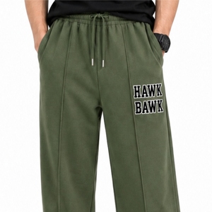 Custom <b>Men</b> Side Pockets Casual <b>Trousers</b> <b>Elastic</b> Waist Drawstring Sweatpants Relaxed Fit And <b>For</b> Everyday Streetwear - Product Image 4