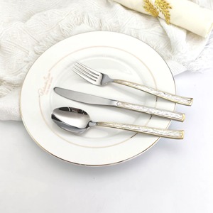 Atractivo juego de cubiertos con brillo elegante que mejora la presentación de los alimentos, ideal para viajes y picnics al aire libre. - Product Image 4