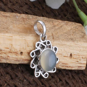 Colgante Ovalado de Aguamarina Azul Cielo Natural, Plata de Ley 925, Collar con Gema Transparente, Piedra de Nacimiento de Marzo, Joyería Fina para Mujer - Product Image 2