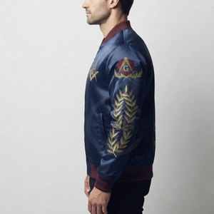 Nouvelle veste maçonnique personnalisée avec logo frontal pour l'hiver, qualité supérieure, tissu doux, manches longues, coupe confortable pour les événements formels et le quotidien - Product Image 5
