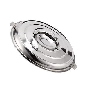 Casserole luxueuse en acier inoxydable, fabriquée avec soin, avec couvercle assorti, adaptée aux cuisines domestiques et à un usage commercial. - Product Image 4