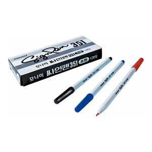 Stylo à encre à base d'eau <span class=keywords><strong>Monami</strong></span> 0,7 mm noir bleu rouge pour signatures sur papier et livres d'or - Product Image 1