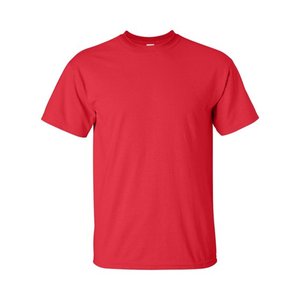 T-shirt formel Beefy-T pour homme, 100 % coton peigné, manches courtes, col rond, avec motif lettre brodé, anti-boulochage - Product Image 4