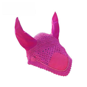 Voile anti-mouches pour cheval de haute qualité, design personnalisé, multicolore, avec bonnet d'oreille, produit d'équitation disponible dans toutes les variantes - Product Image 6