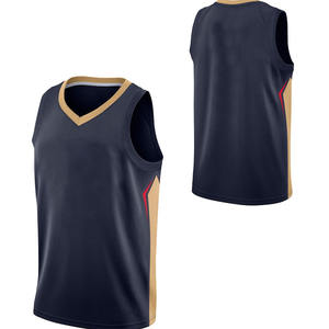 Maillot de basket-ball de haute qualité OEM, 100% polyester, antibactérien, imprimé avec des couleurs dégradées, coutures de qualité supérieure - Product Image 6