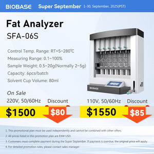 BIOBASE Mais Novo Analisador De Gordura Instrumento De Análise Auto Soxhlet Analisador De Gordura RT + 5 ~ 280 ℃ Máquina De Analisador De Gordura para Laboratório - Product Image 3