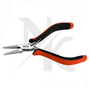 Best Jewelry <b>Craft</b> Equipment Stainless Steel Ergo Flat Nose Pliers Jewelry Making Tools Beading <b>Wire</b> Wrapping Accessories - Product Image 3