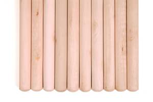 Manche de balai en bois d'eucalyptus naturel 1200x22mm Balai de ponçage à vis mexicain en bois - Product Image 3