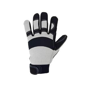 Gants de mécanicien en cuir antidérapants taille XL, flexibles et sûrs, respirants en polyester pour la protection des services automobiles et extérieurs - Product Image 6