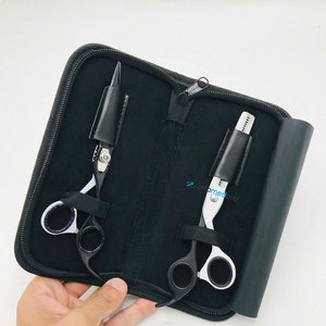 Ciseaux de coiffure professionnels de 6 pouces en acier inoxydable 4Cr13 pour droitiers, ciseaux de barbier affûtés pour la coupe et l'éclaircissement des cheveux - Product Image 2