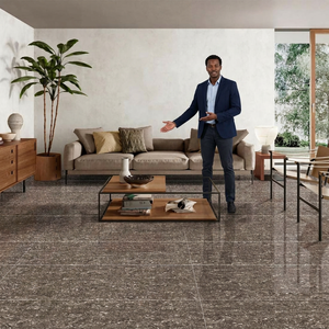 Azulejos de Porcelana Semi Mate Globel Marrón 600x1200mm Antideslizantes, Resistentes a Ácidos, Antibacterianos, Aislantes del Calor para Piso y Pared - Product Image 6