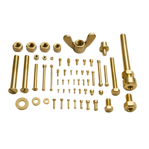 Fixations en laiton sur mesure, écrous, boulons, vis et rondelles de haute précision pour applications industrielles OEM - Product Image 1