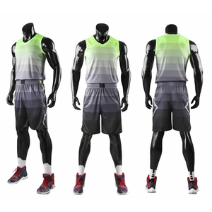 Ensemble de maillots de basket-ball rose et violet dégradé en gros, uniformes de basket-ball personnalisés par sublimation, tenues d'équipe rayées - Product Image 3